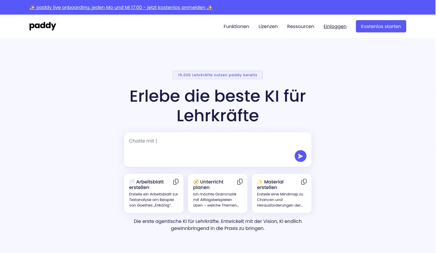 Website der Firma DigitalErleben GmbH
