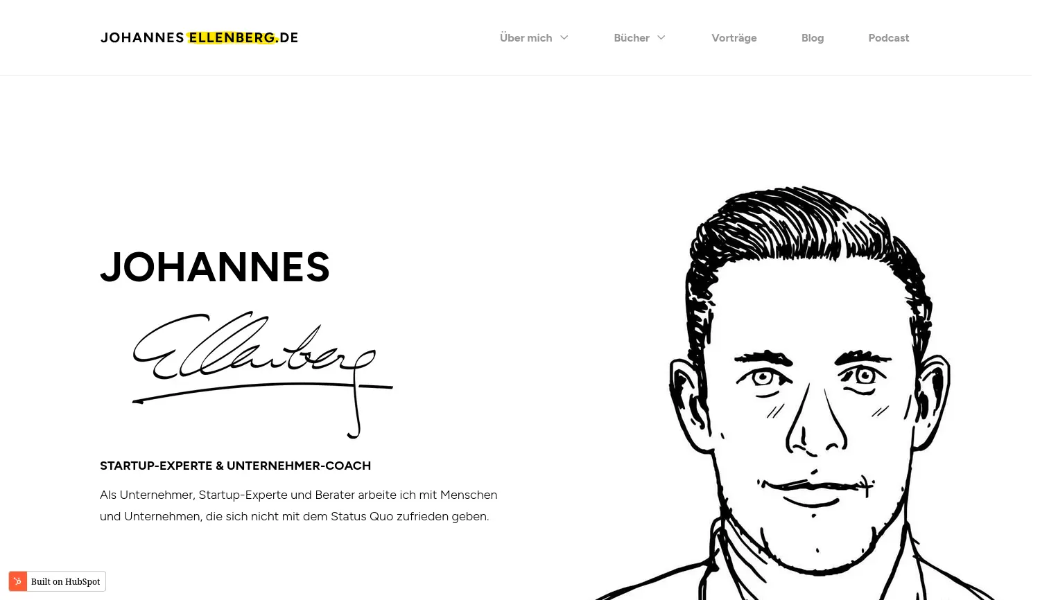 Website der Firma Ellenberg GmbH