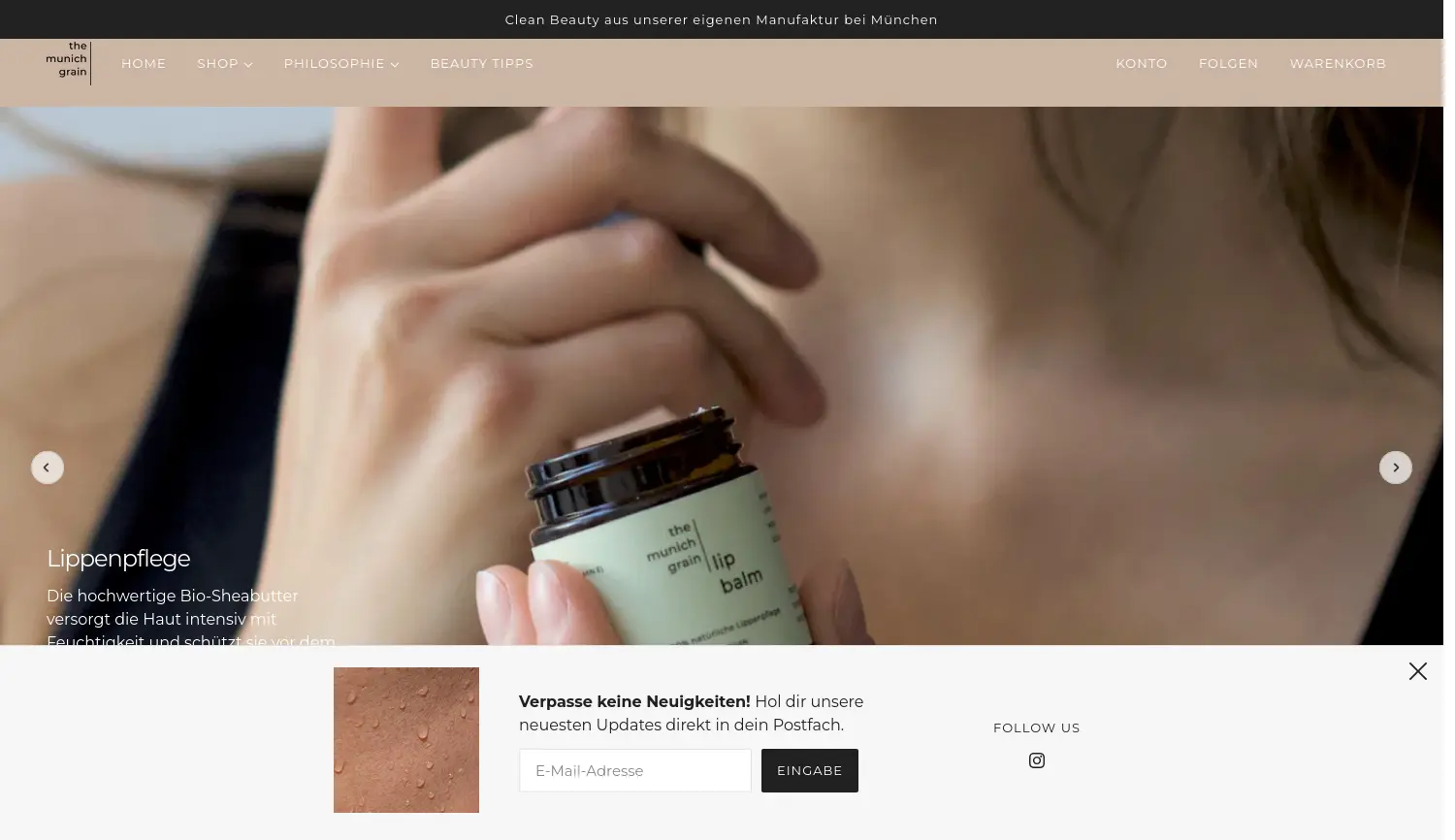 Website der Firma Vanessa Hofmann (Einzelunternehmer)