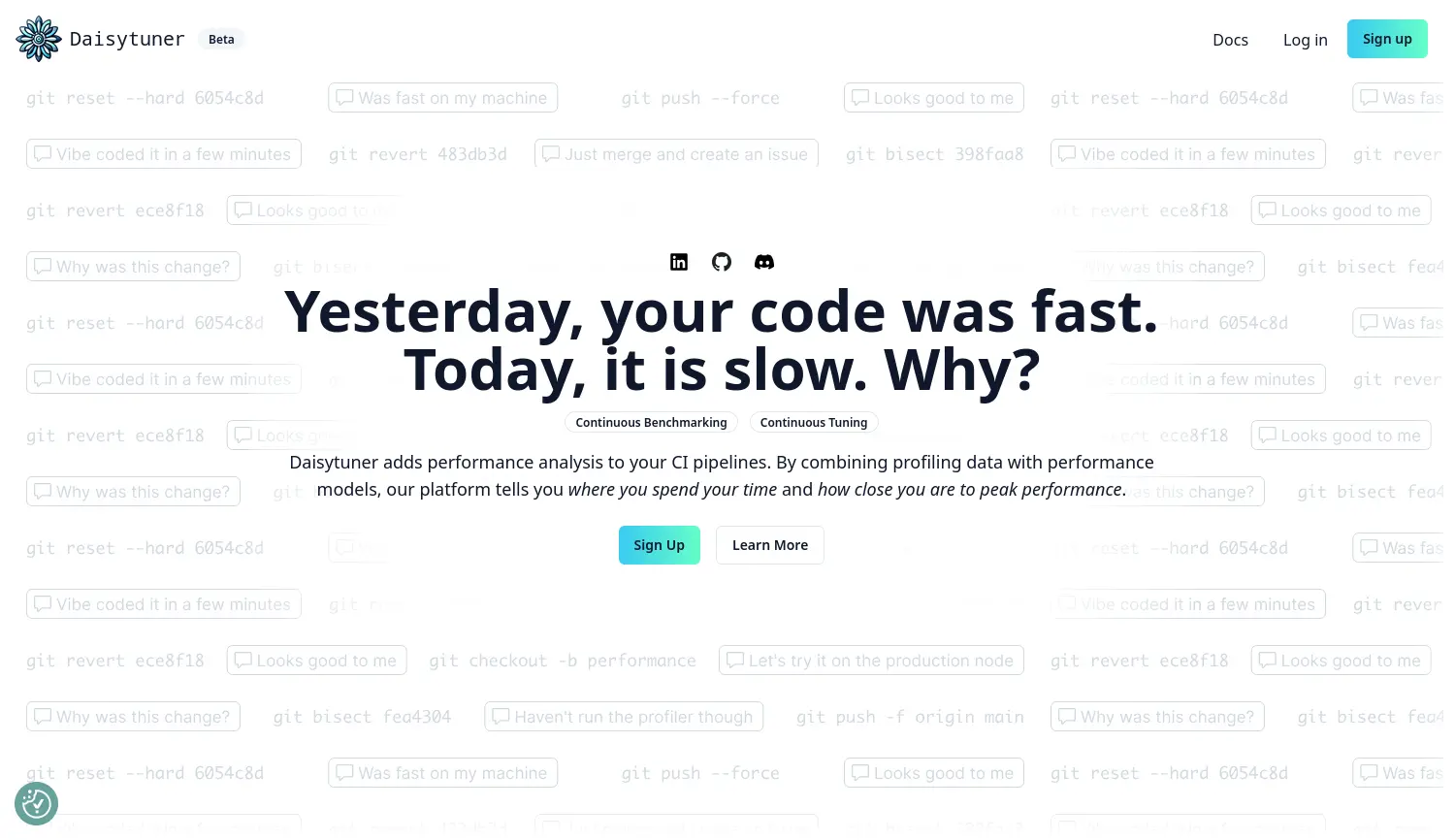 Website der Firma Daisytuner GmbH