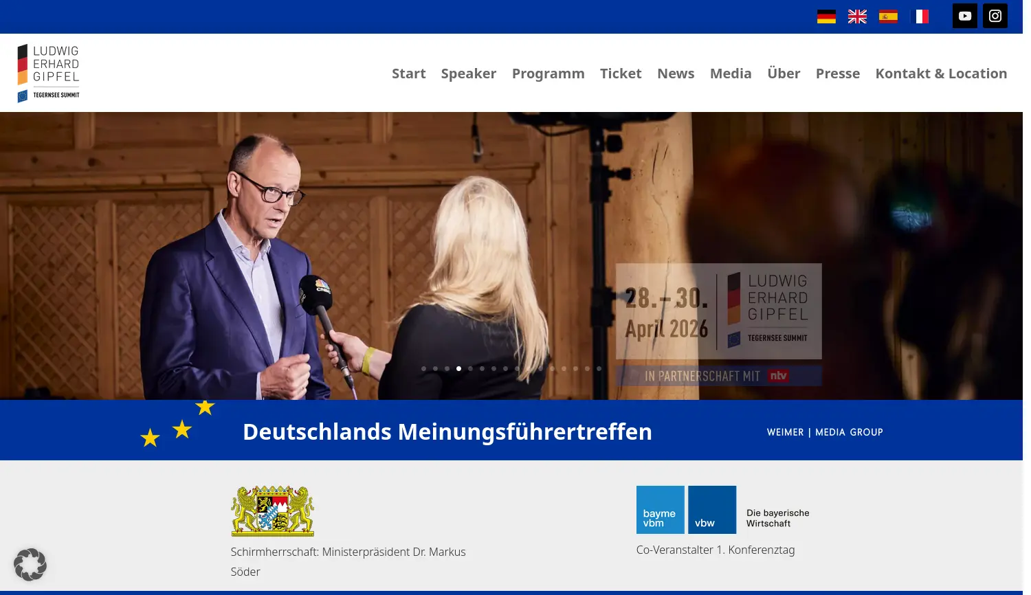 Website der Firma WEIMER MEDIA GROUP GmbH