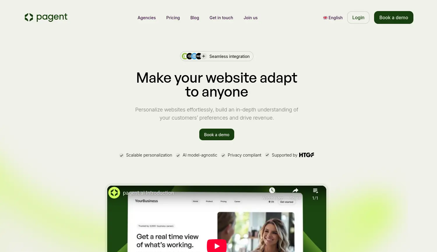 Website der Firma aihumin GmbH