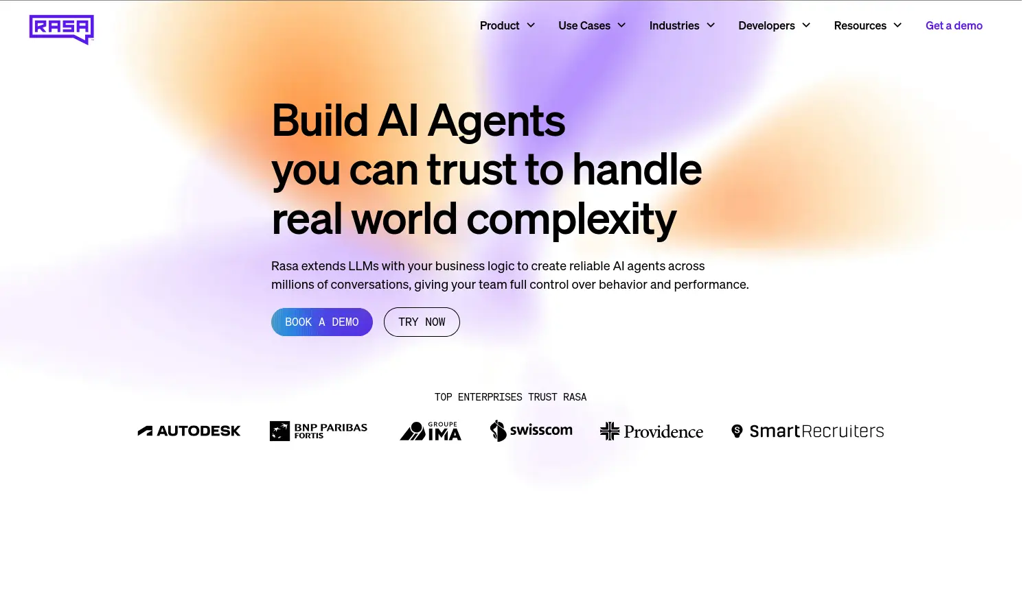 Website der Firma Rasa Technologies GmbH