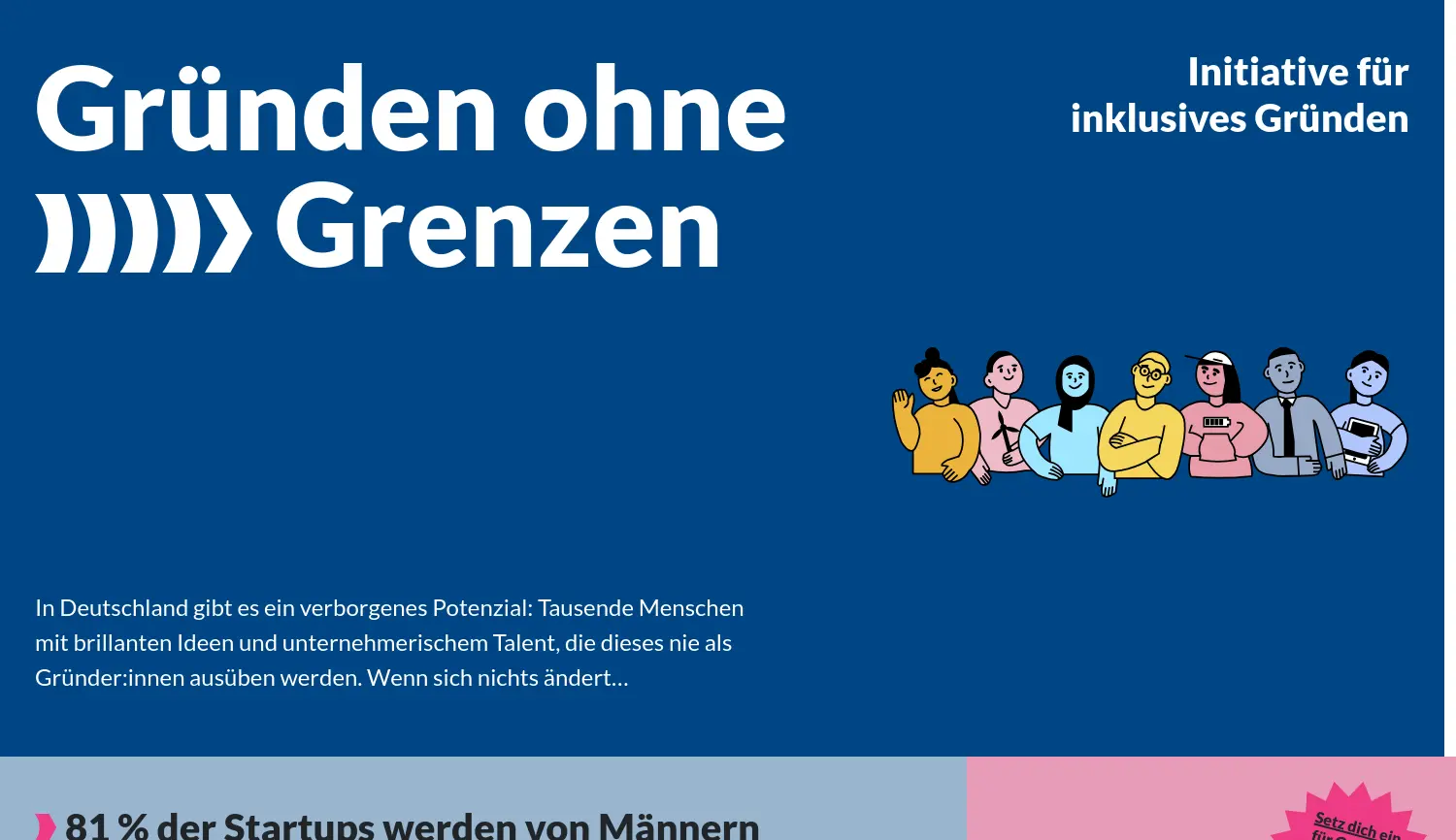 Website der Firma Bertelsmann Stiftung