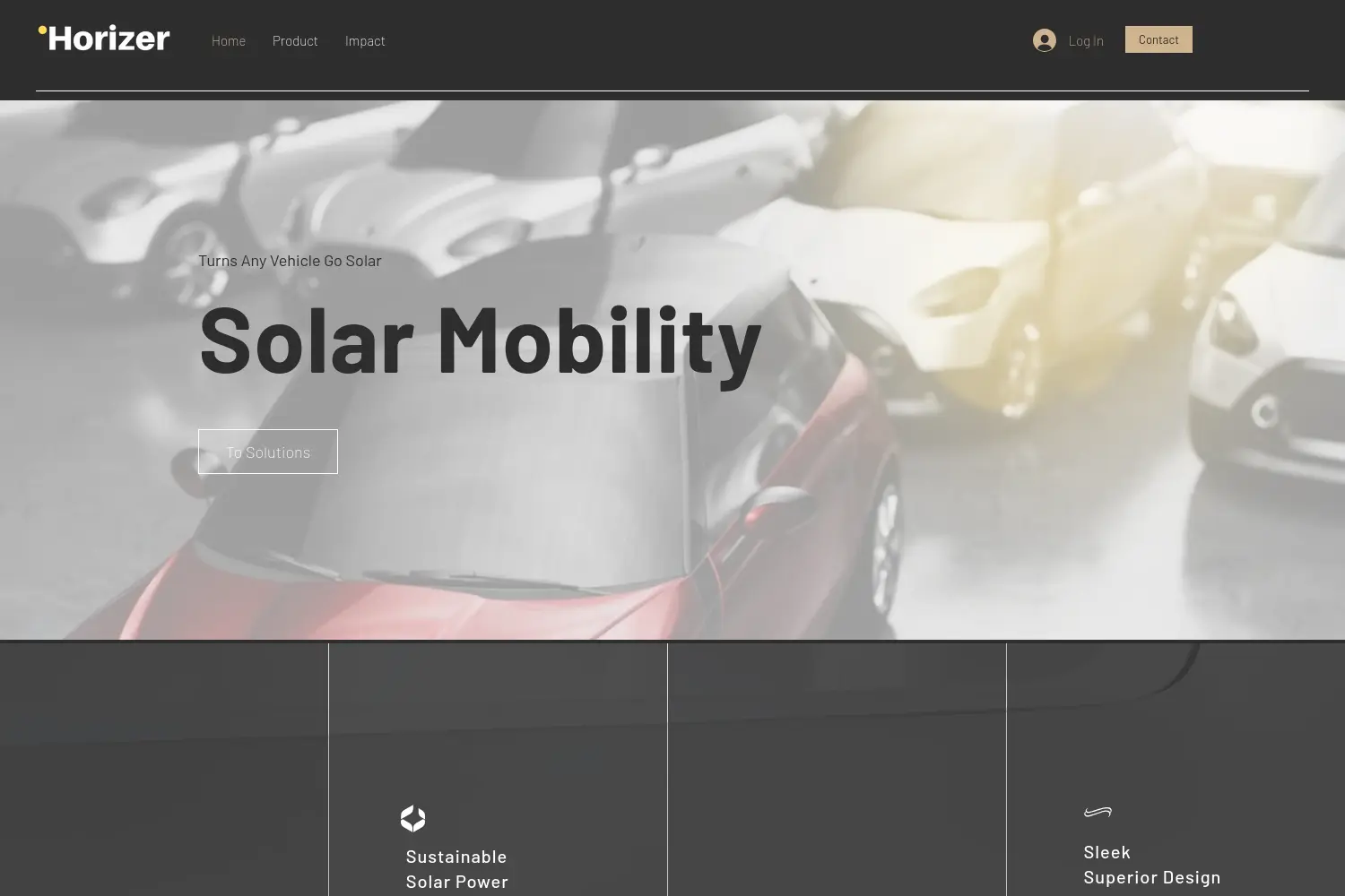 Website der Firma Horizer UG