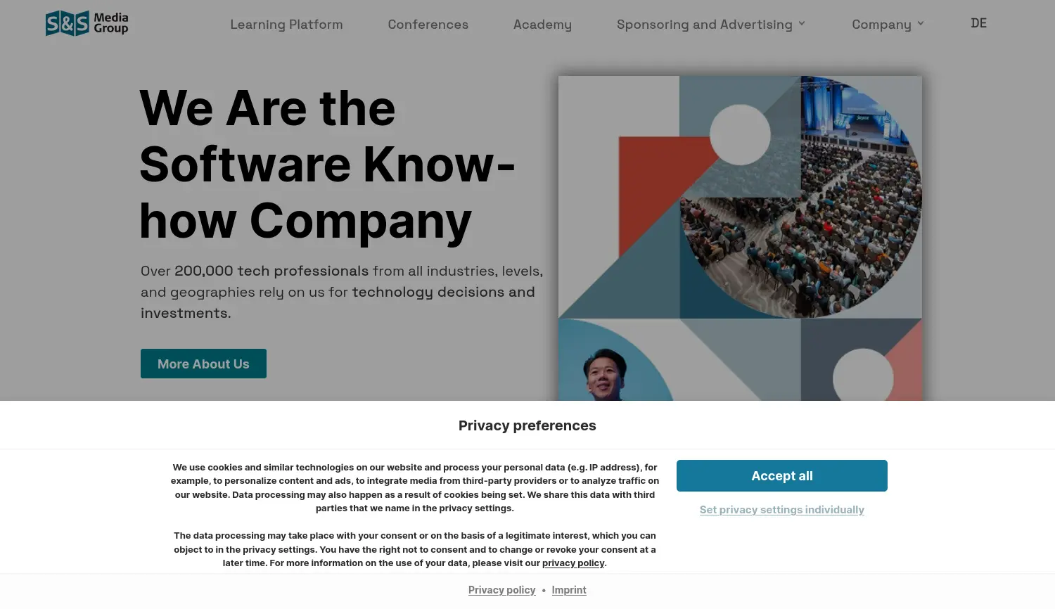 Website der Firma Software & Support Media GmbH