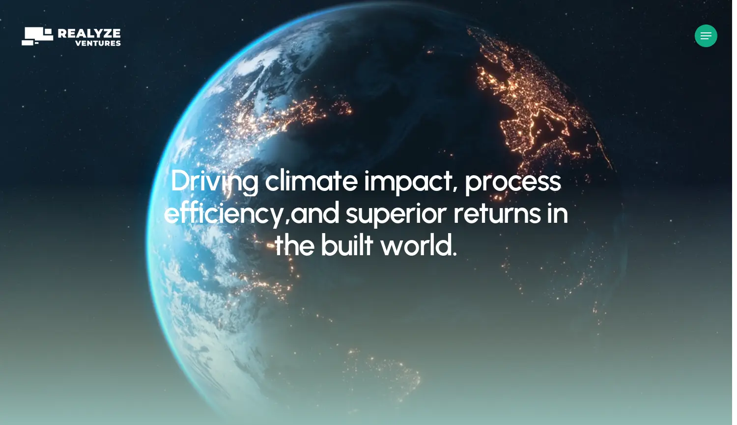 Website der Firma Realyze Ventures Management GmbH