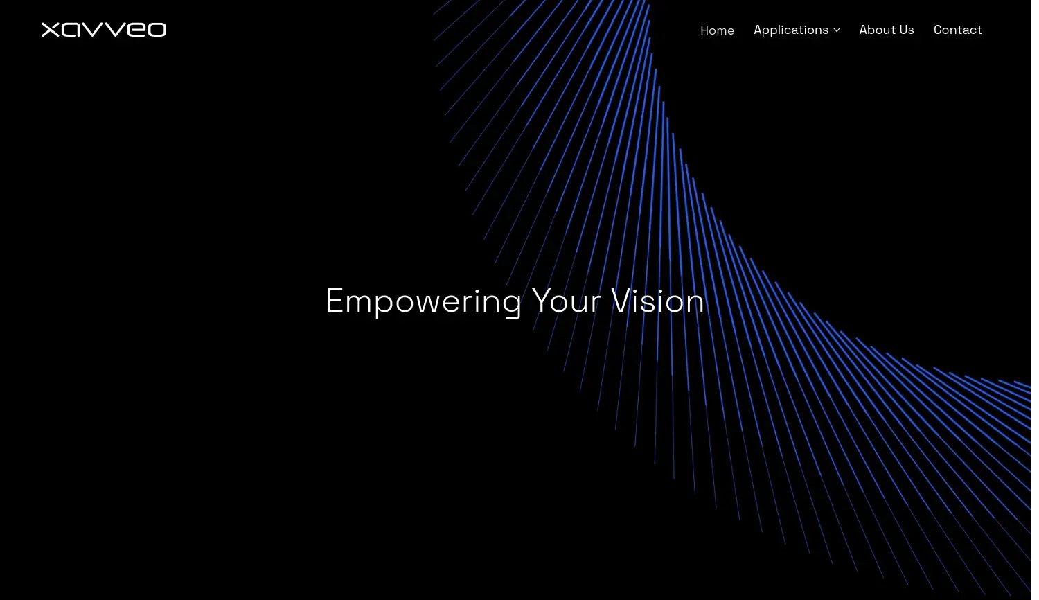 Website der Firma xavveo GmbH