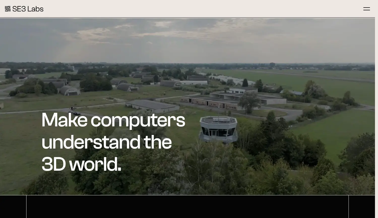 Website der Firma SE3 Labs GmbH