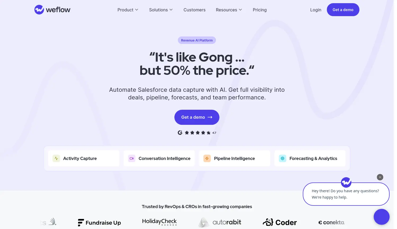 Website der Firma Weflow GmbH