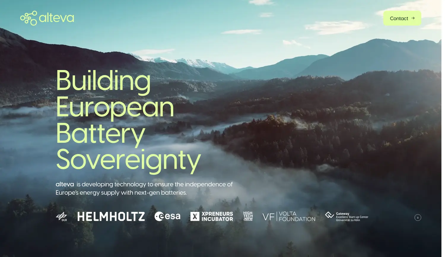 Website der Firma Alteva Technologies GmbH