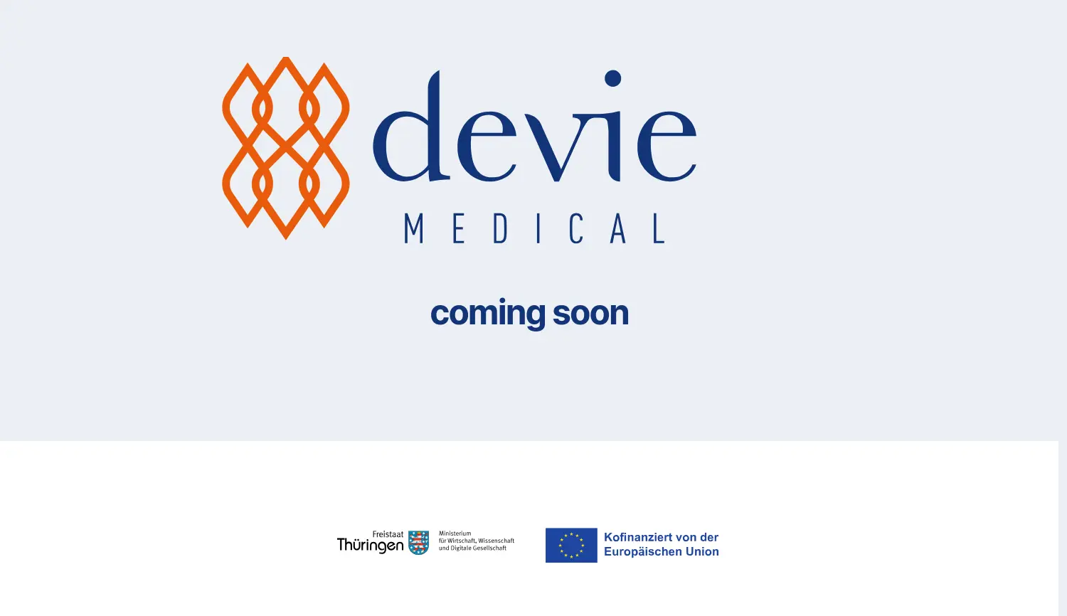 Website der Firma devie medical GmbH