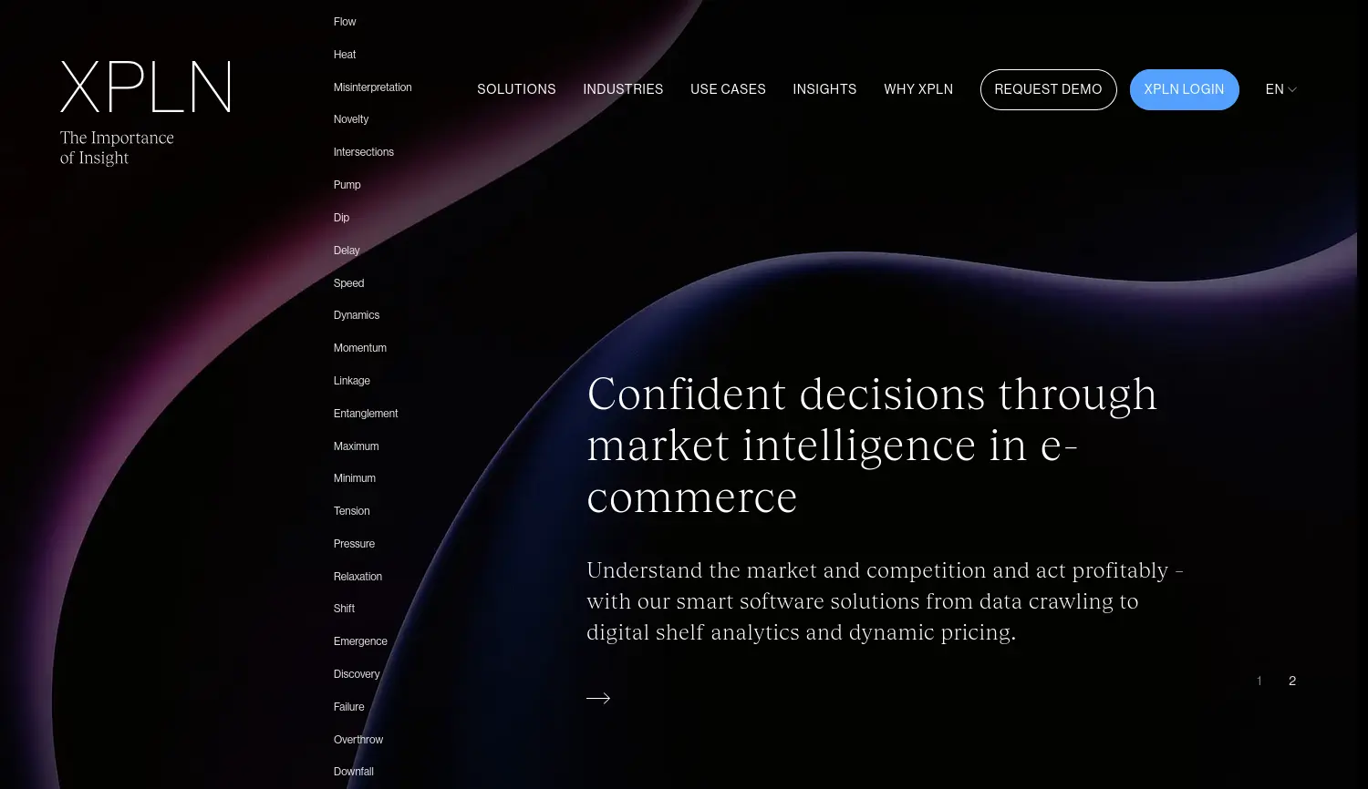 Website der Firma XPLN