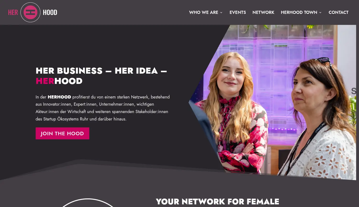 Website der Firma Initiativkreis Ruhr GmbH