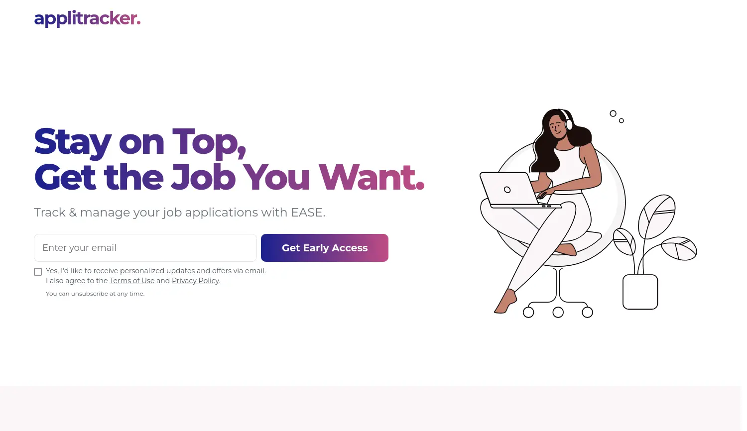 Website der Firma Applitracker