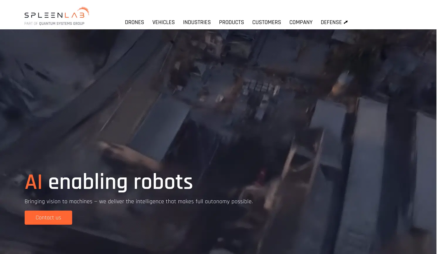 Website der Firma Spleenlab GmbH