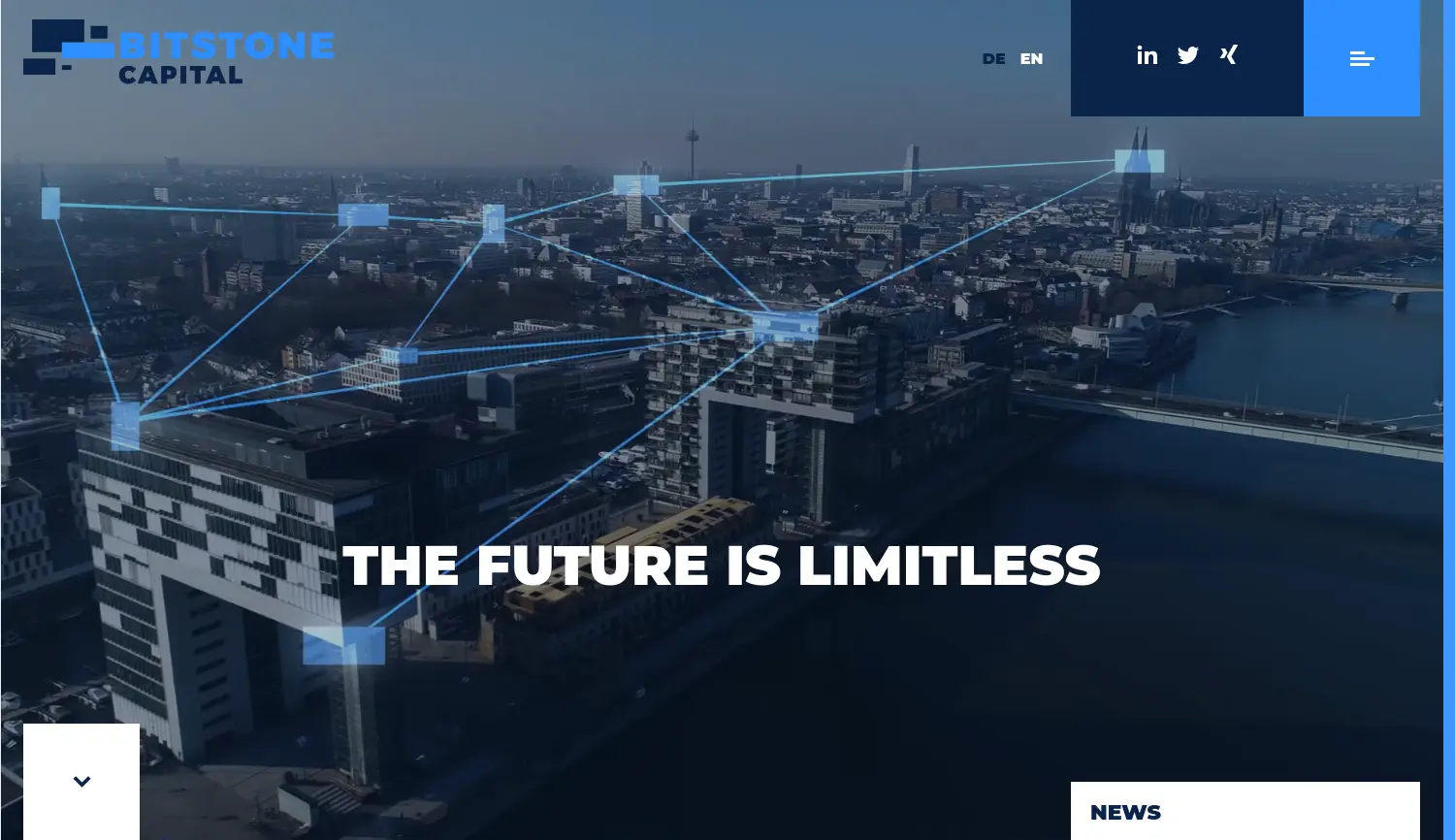 Website der Firma BitStone Capital