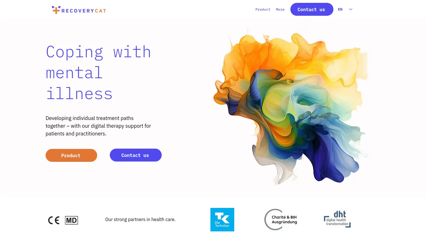 Website der Firma Recovery Cat GmbH