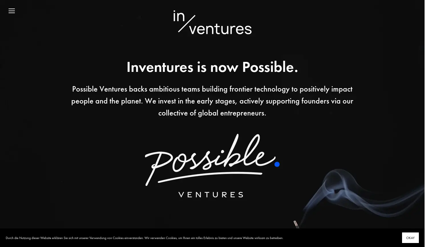 Website der Firma Inventures Collective Verwaltungs GmbH