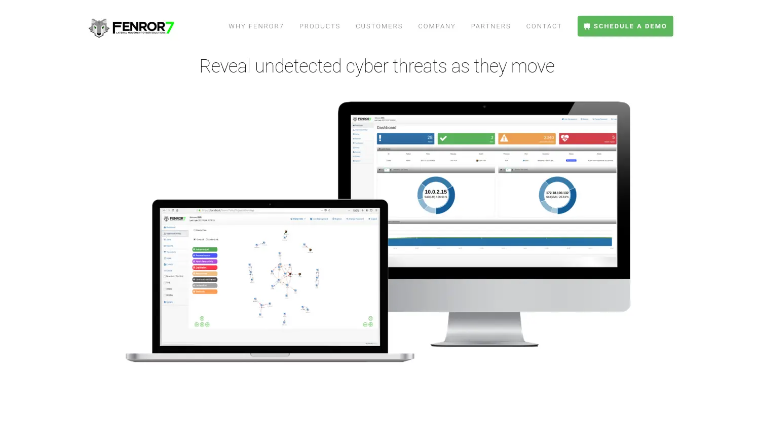 Website der Firma Fenror7