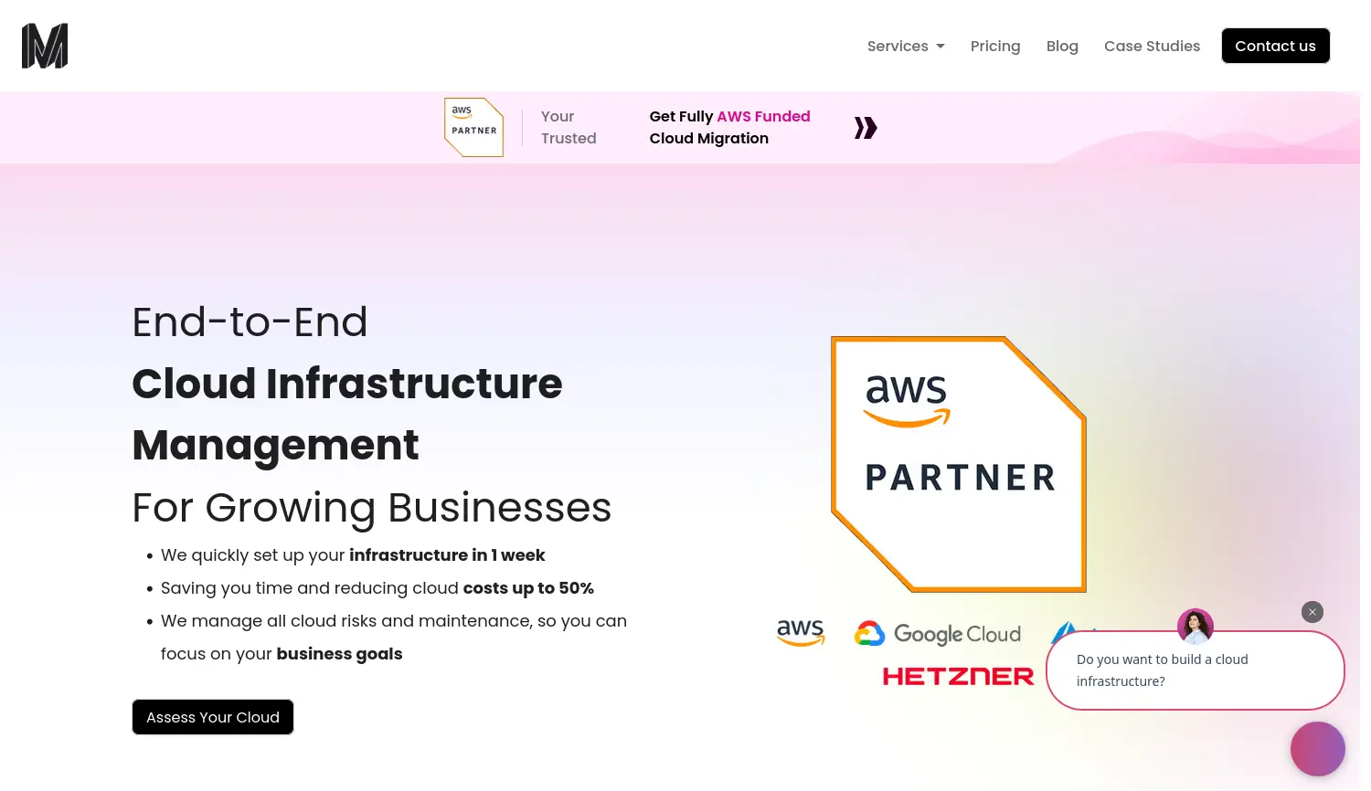 Website der Firma Das Meta