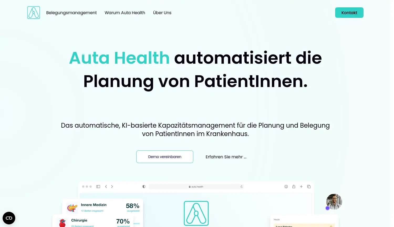 Website der Firma Auta Health UG (haftungsbeschränkt)