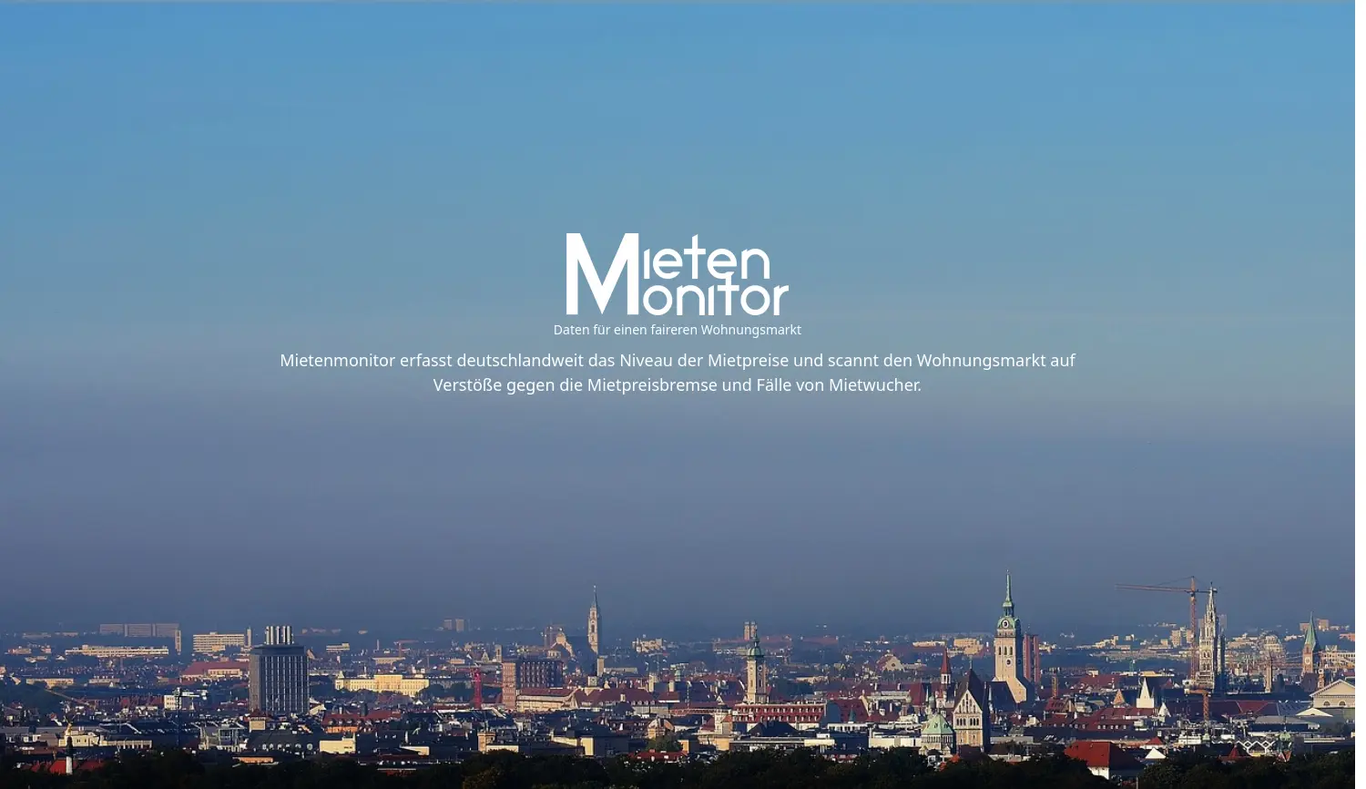 Website der Firma Mietenmonitor Unternehmergesellschaft (haftungsbeschränkt)