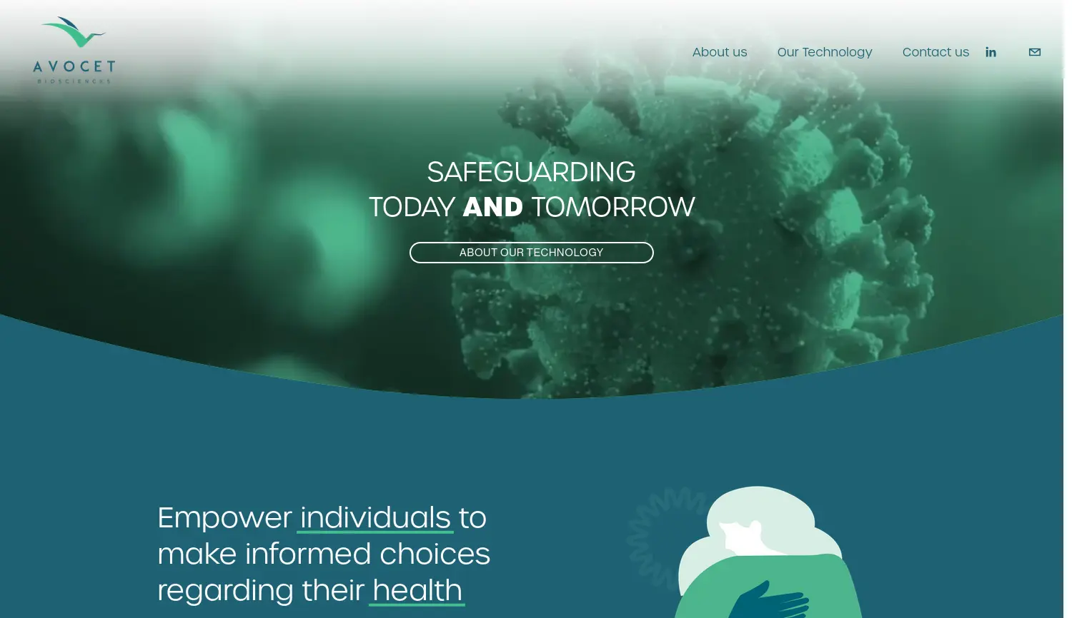 Website der Firma AVOCET BIOSCIENCES