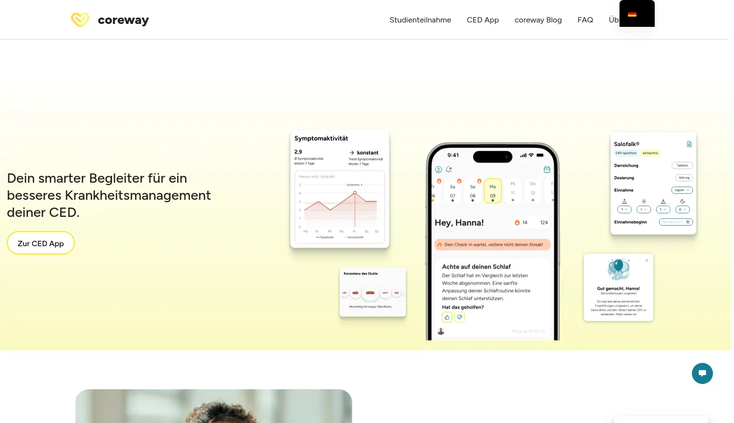 Website der Firma coreway UG