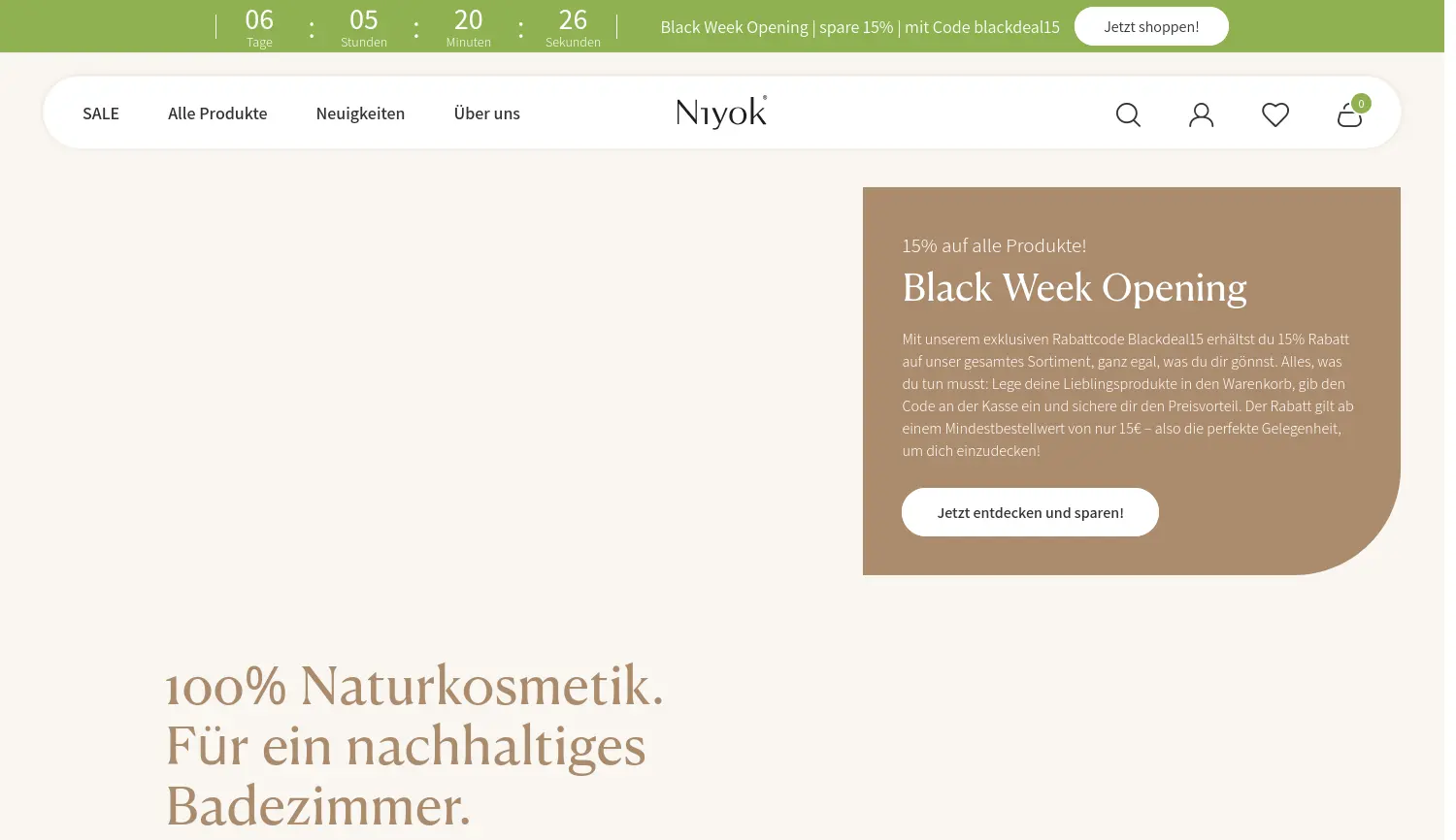 Website der Firma Niyok GmbH