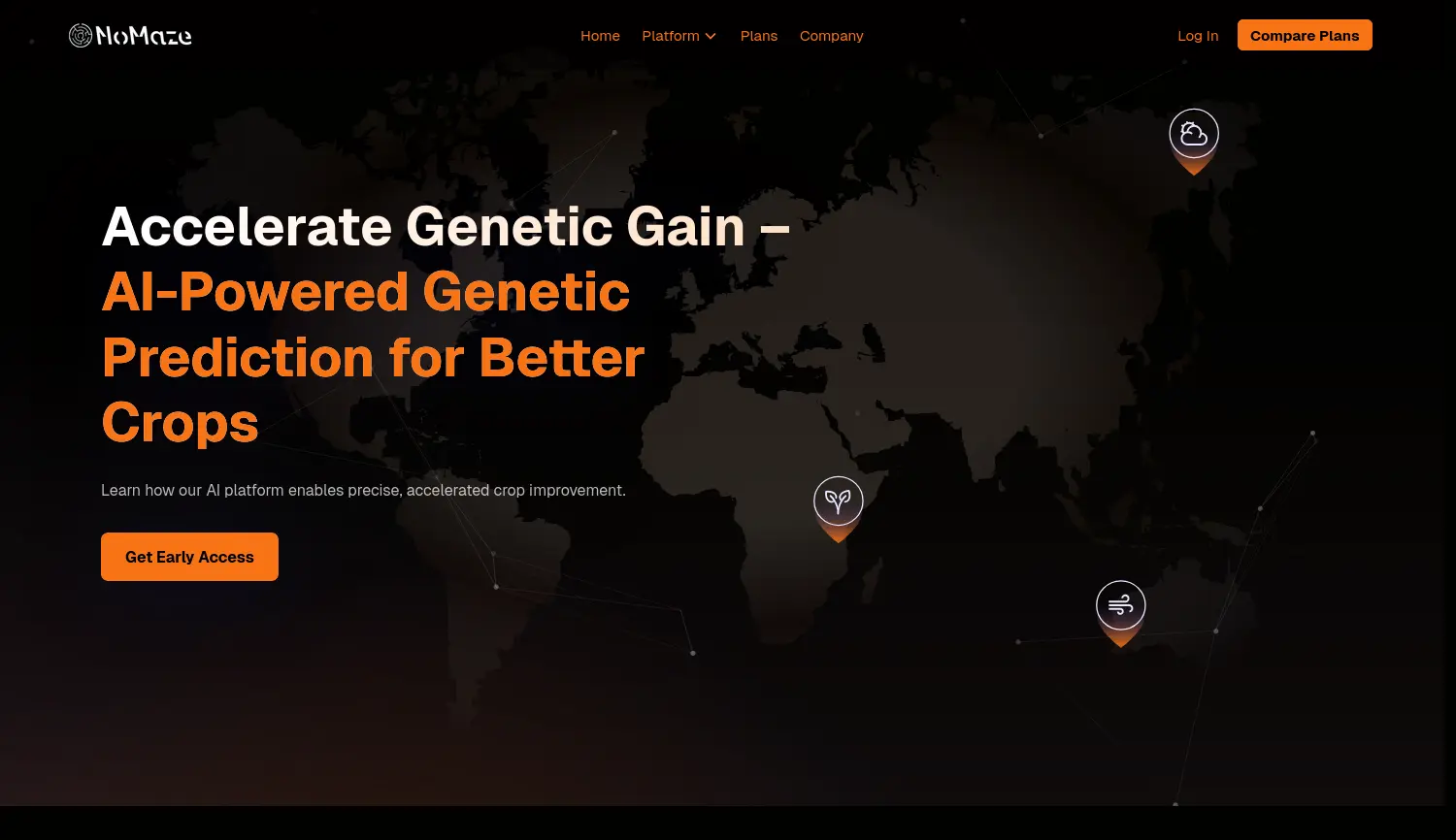 Website der Firma NoMaze GmbH