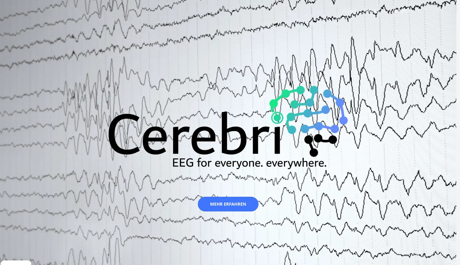 Website der Firma Cerebri GmbH