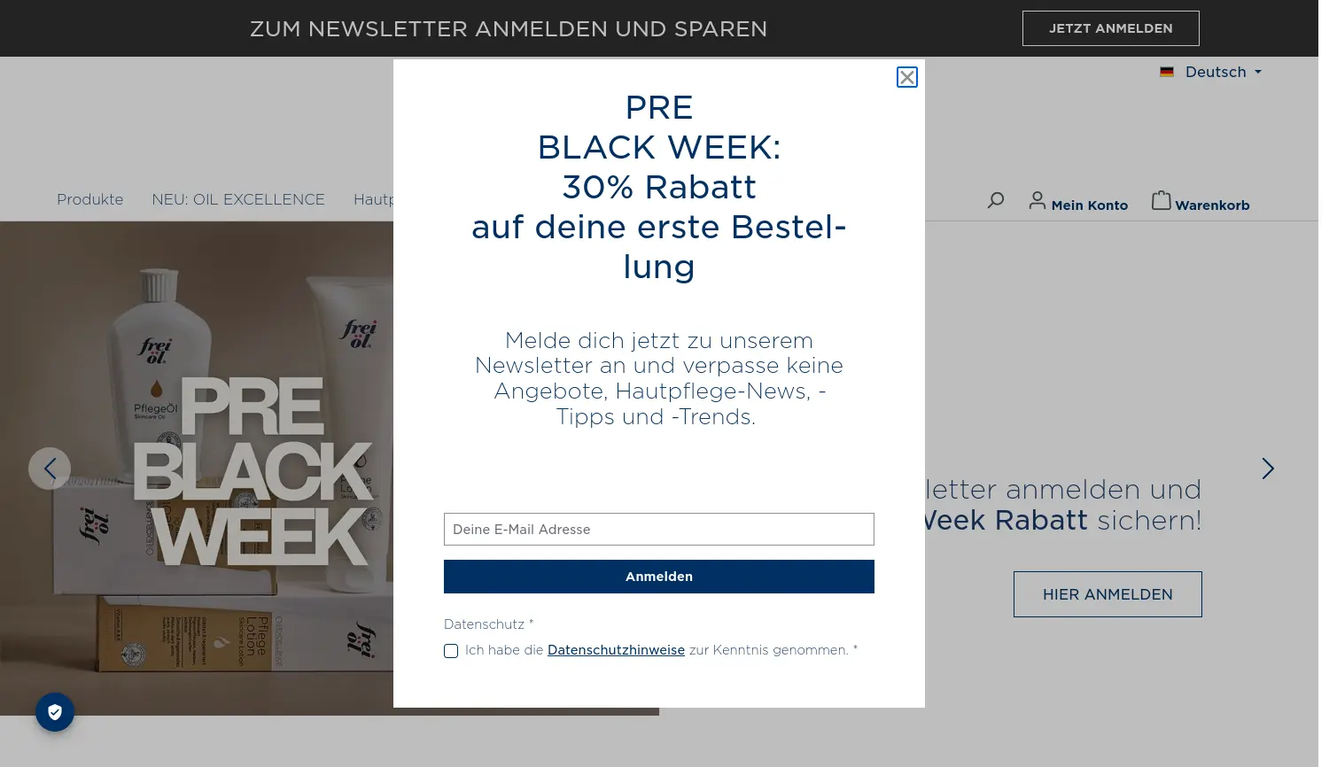 Website der Firma Apotheker Walter Bouhon GmbH