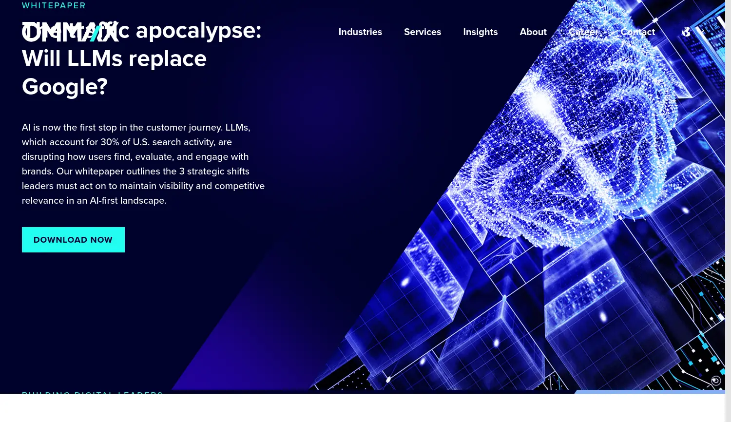 Website der Firma OMMAX