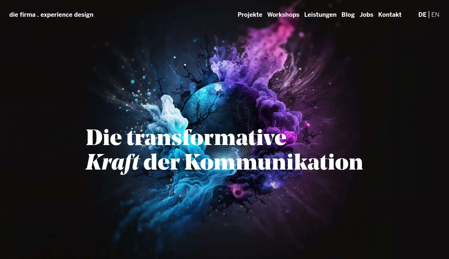 Website der Firma die firma