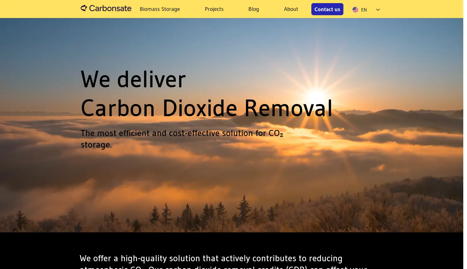 Website der Firma Carbonsate UG (haftungsbeschränkt)