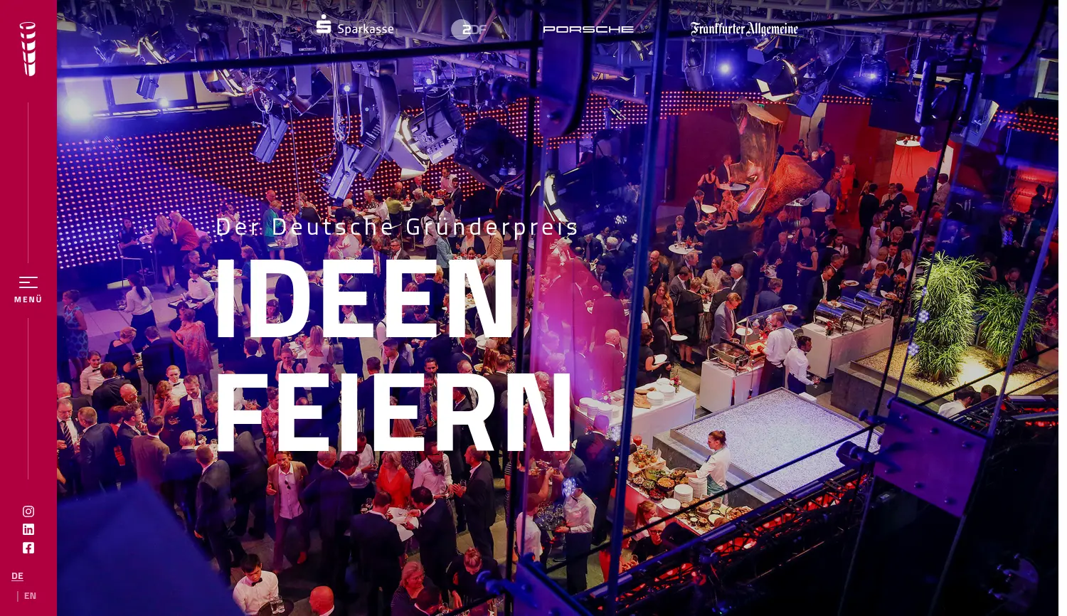 Website der Firma Deutscher Sparkassen- und Giroverband e. V. (Initiator)