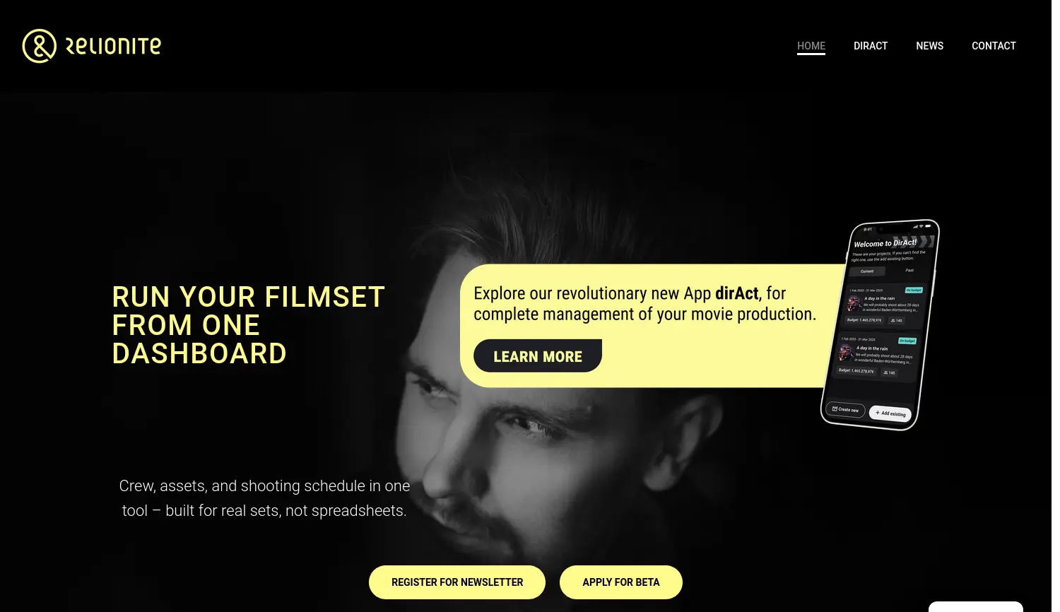 Website der Firma Relionite UG (haftungsbeschränkt) iG