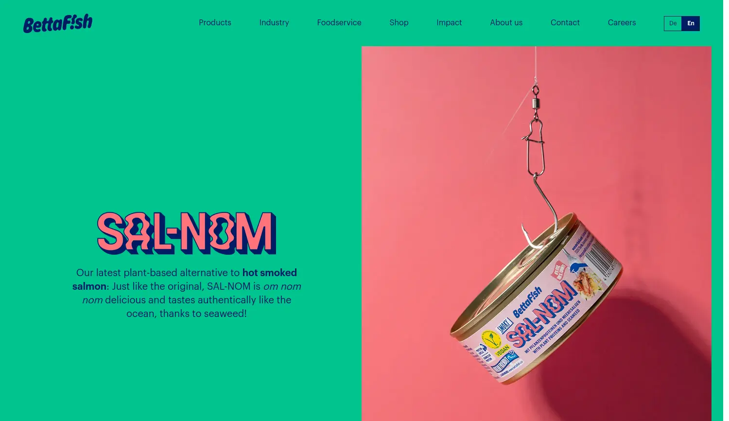 Website der Firma wunderfish GmbH