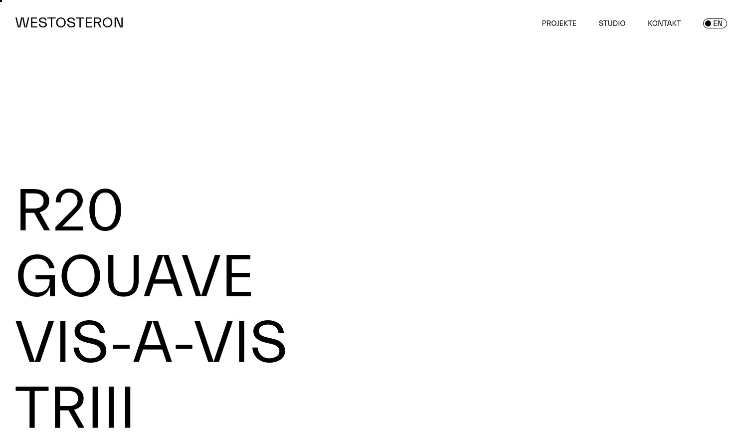 Website der Firma WESTOSTERON