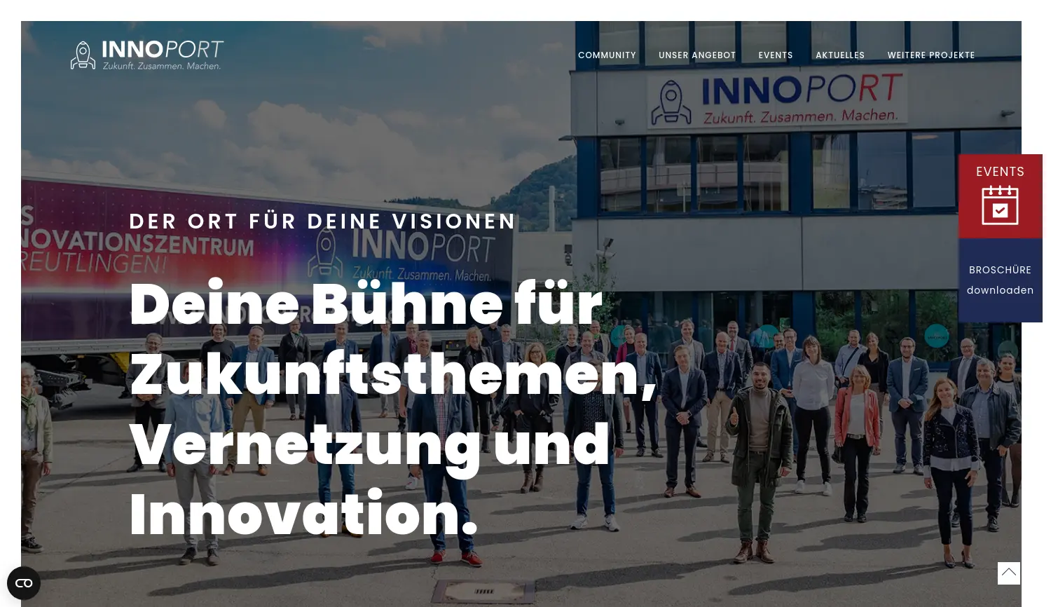 Website der Firma GER Gewerbeimmobilien Reutlingen GmbH & Co. KG