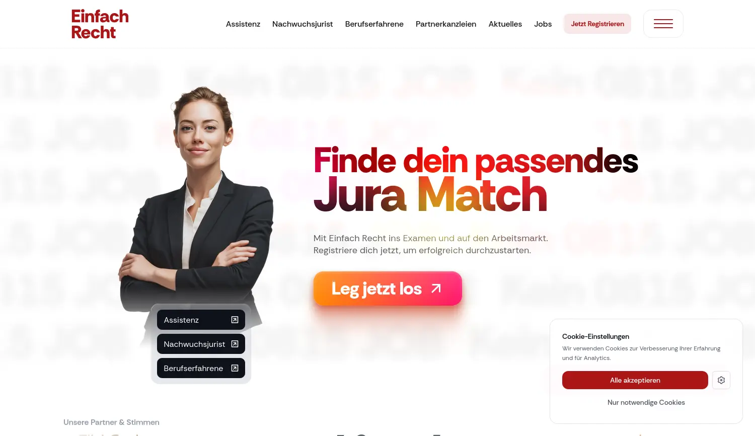 Website der Firma Einfach Karriere GmbH