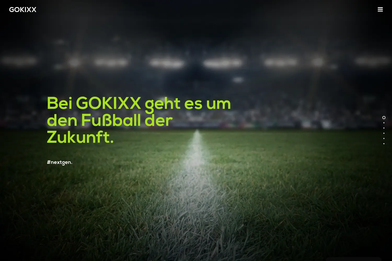 Website der Firma Gokixx GmbH