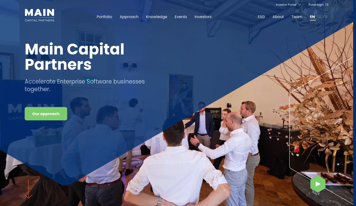 Website der Firma Main Capital Partners