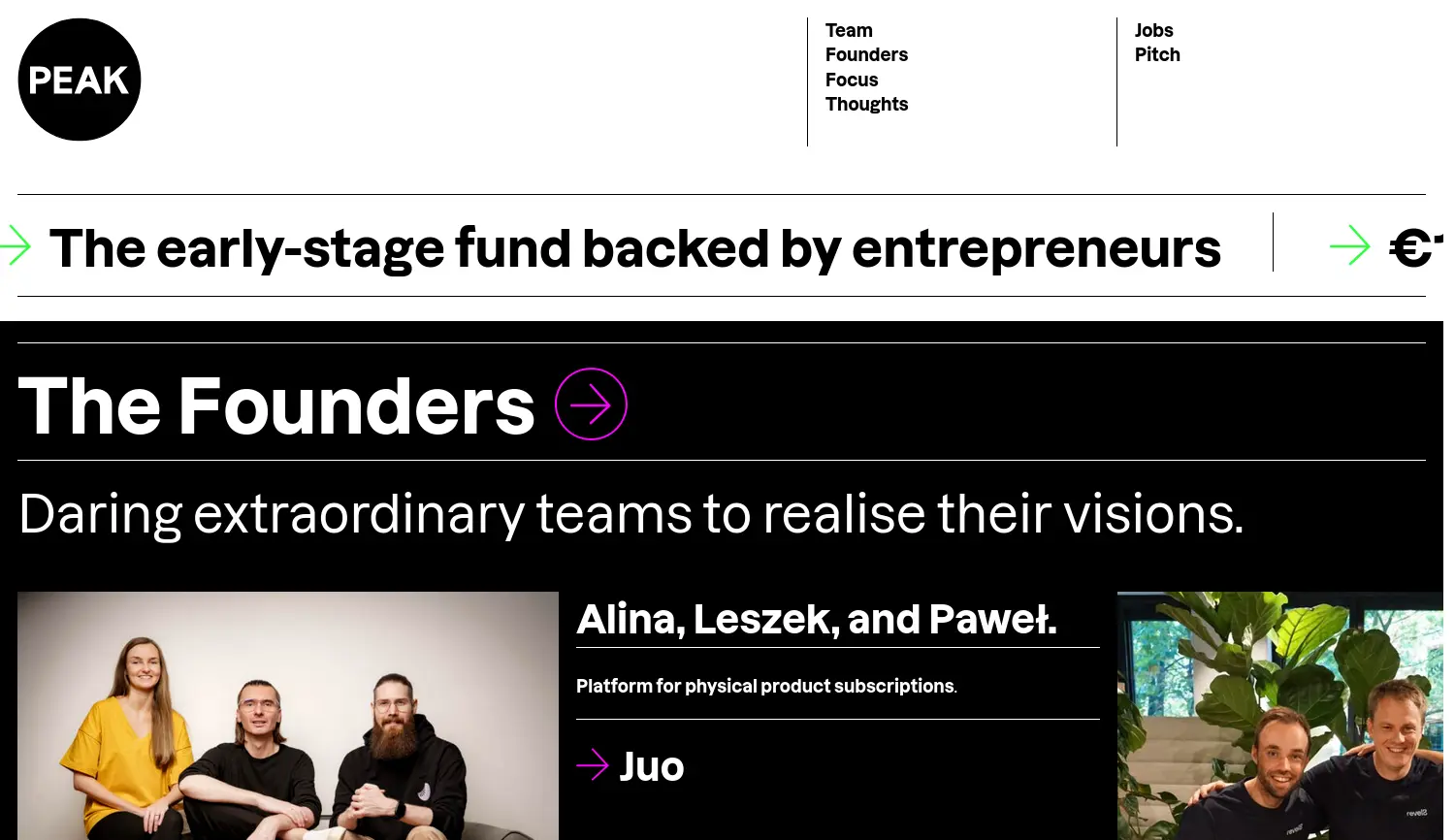 Website der Firma Peak Capital Advisors Germany GmbH