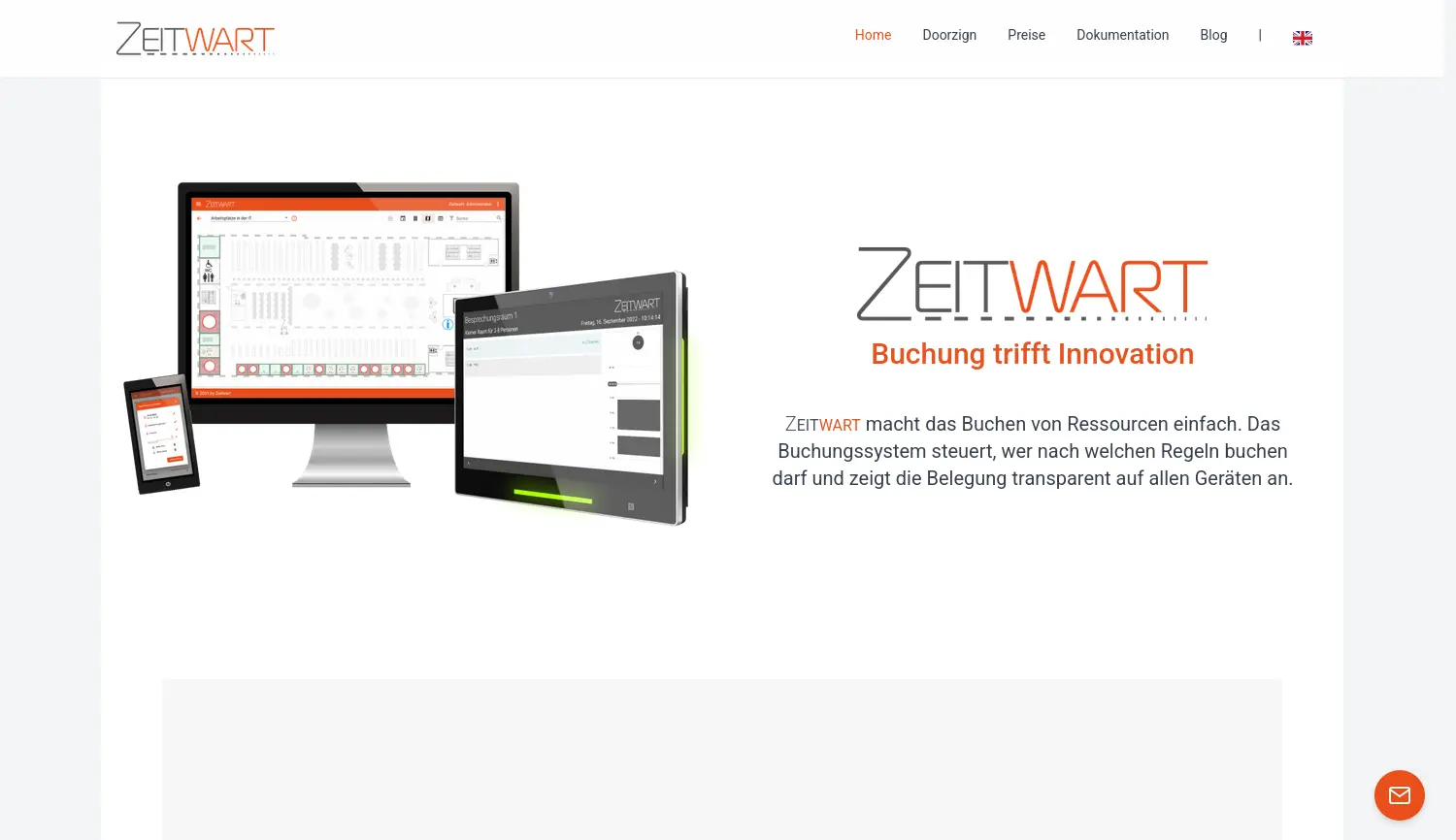 Website der Firma Zeitwart UG (haftungsbeschränkt)