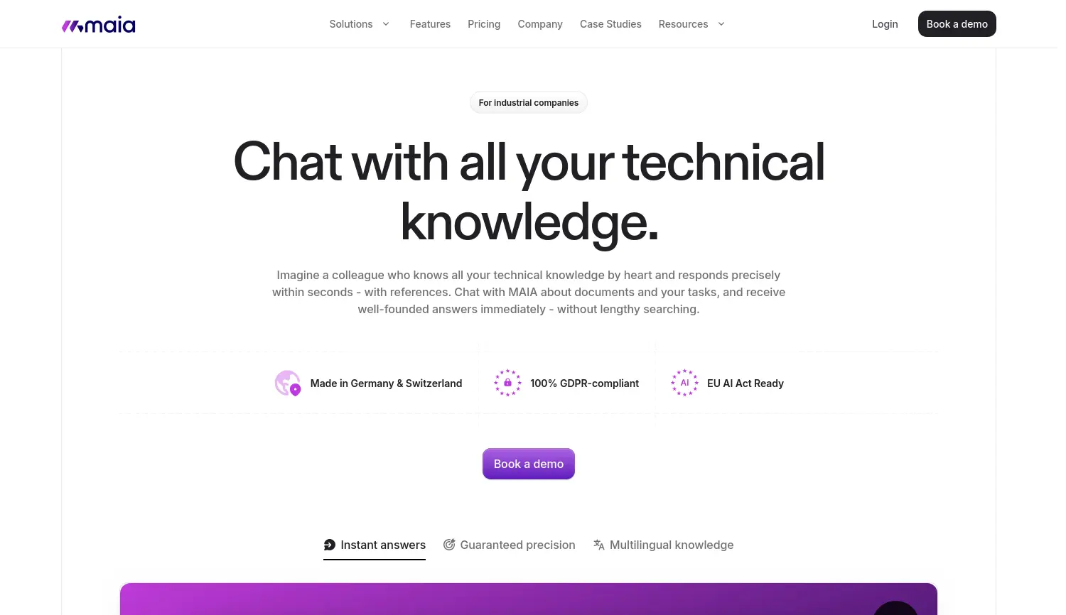 Website der Firma Prodlane GmbH
