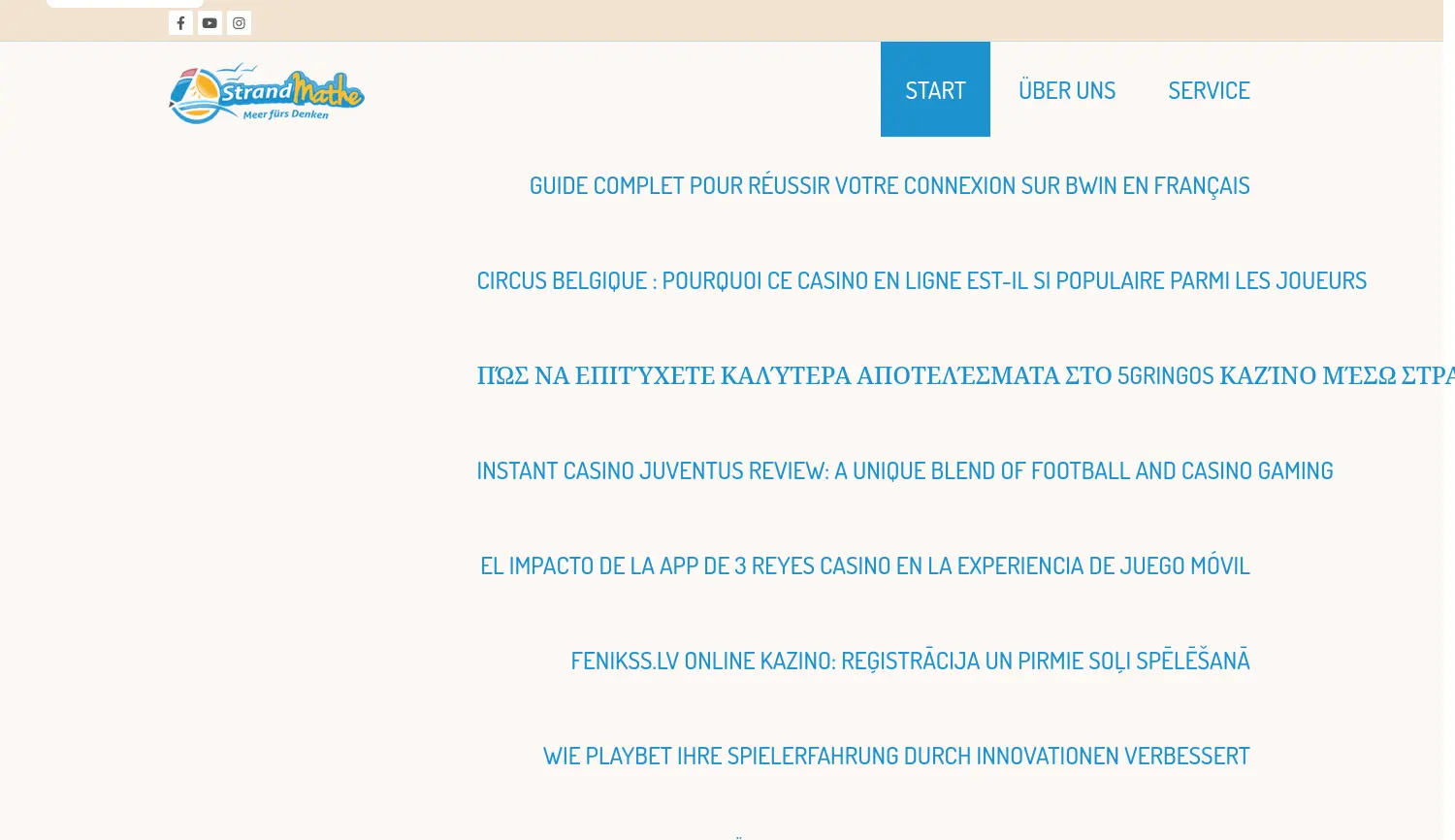 Website der Firma StrandMathe Einzelunternehmung Christian Hotop