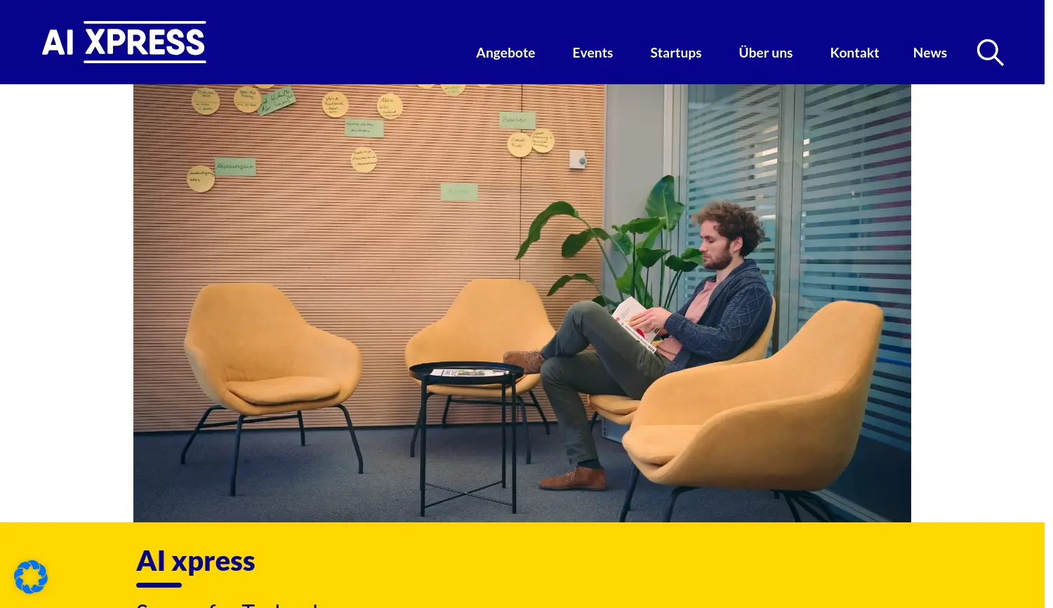 Website der Firma AI xpress