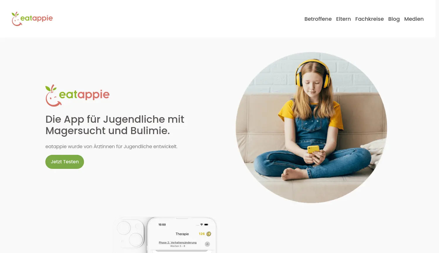 Website der Firma Mind Generation GmbH